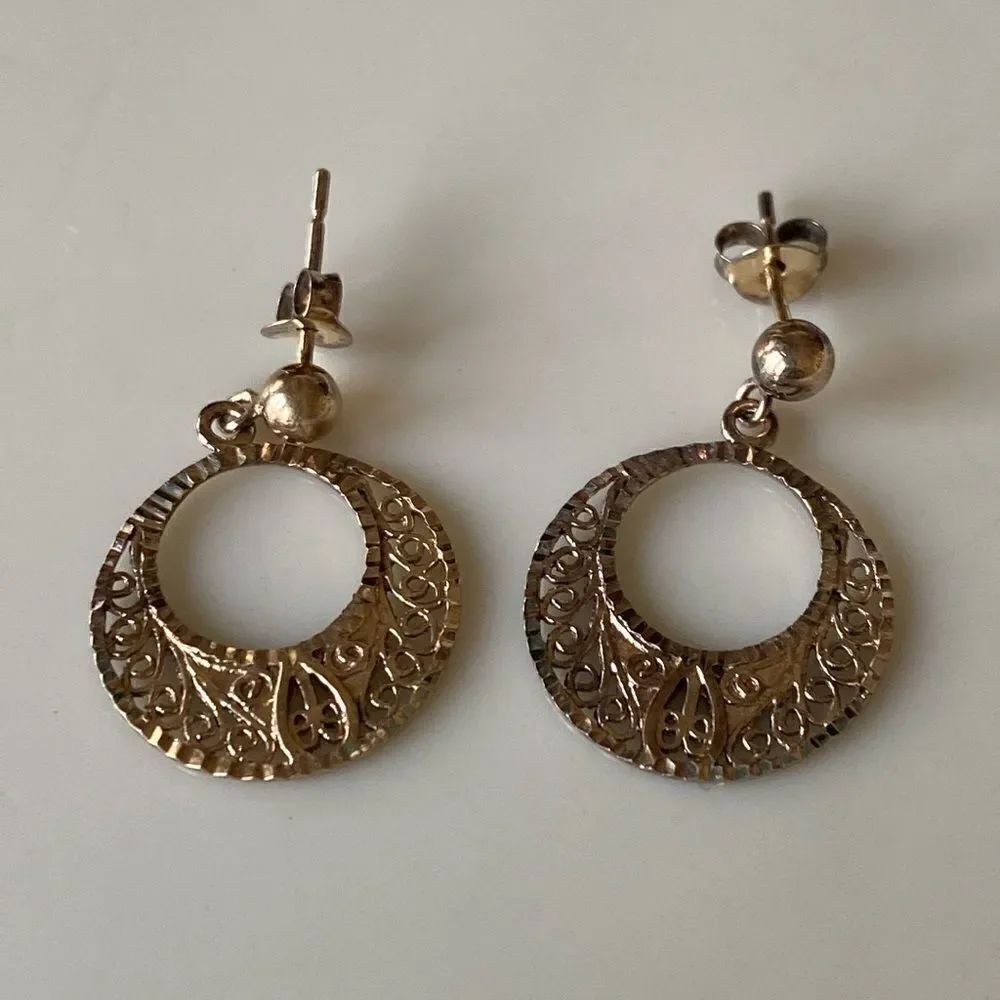 Gold vermeil SS earrings